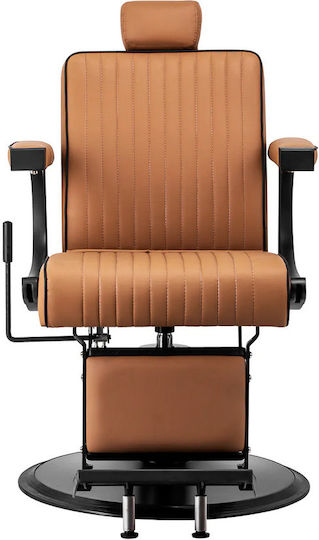 Salon Tech Καρέκλα Barbier Braun mit verstellbarer Höhe