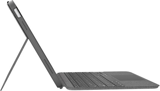 Logitech Combo Touch Flip Cover με Πληκτρολόγιο στα Ισπανικά Γκρι