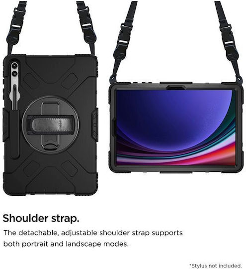Eiger Peak 500m Klappdeckel Schwarz Für Galaxy Tab S9+