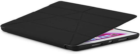 Pipetto Origami No1 Flip Cover Μαύρη (iPad 2019/2020/2021 10.2'')