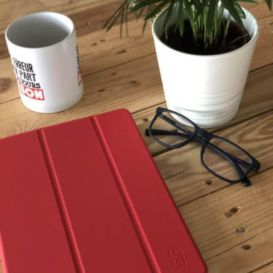 Mw Folio Case Ipad Pro 12.9'' 2022 Folio Polybag Multi-position Stand Function Red
