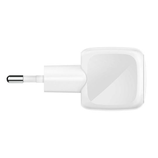 Belkin Φορτιστής με Θύρα USB-C και Καλώδιο USB-C - USB-C 30W Λευκός (BOOST Charge)