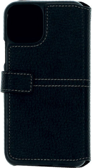 Façonnable Folio Калъф Iphone 11 Pro Folio Sellier Лакиран Черен Копче