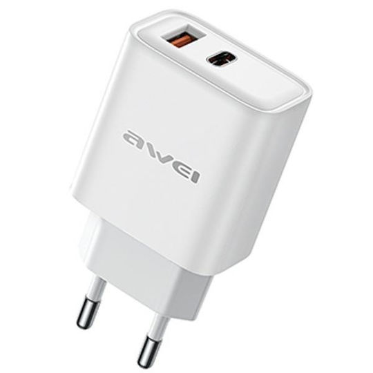 Awei Pd81-eu Wall Charger 22.5w Gan White