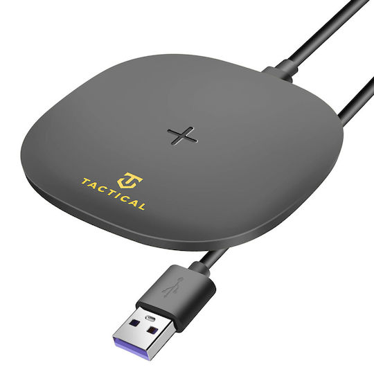 Tactical Ασύρματος Φορτιστής (Qi Pad) 15W Μαύρος (WattUp)