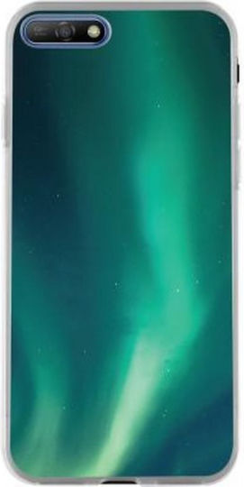 Husă Bigben Connected Huawei Y6 2018 Hard Aurora Borealis Albastră