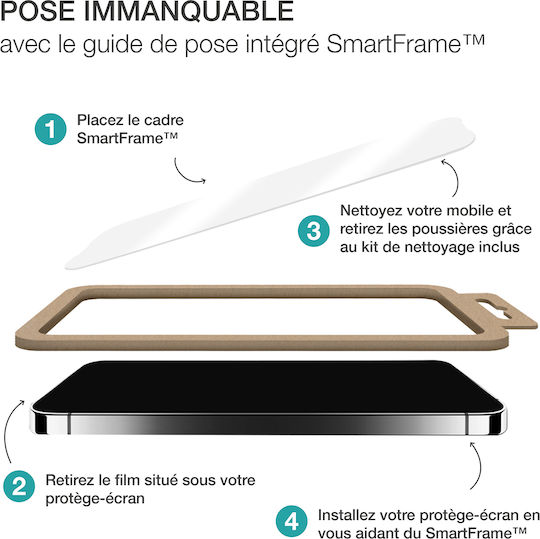 Bigben Folie Protectie Telefoane iPhone 16 Pro Din Sticlă Călită 2.5d 9h Transparentă