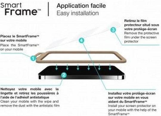 Bigben Verbunden Displayschutzfolie Honor Magic5 Lite Oleophobisch 3D Smartframe Transparent