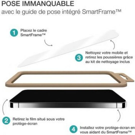 Bigben Connected Displayschutzfolie Honor 90 Lite Oleophobisch 2.5d Smartframe Transparent