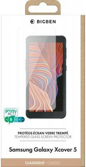 Bigben Connected Folie Protectie Tempered Glass Samsung Galaxy Xcover 5 Rezistentă la zgârieturi Transparentă