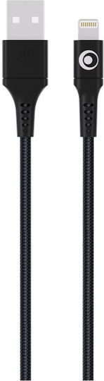 Bigben Connected Cablu De Încărcare Rapidă Usb-A/Lightning 2.4A Fastcharge 12W 1.2M Negru