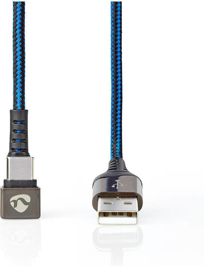 Nedis Usb-a To Usb-c Game Cable 2m 180° Connector Blue