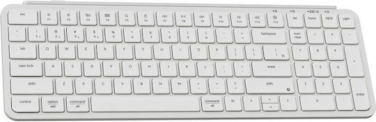 Keychron B2 Pro B2p-k8 Ултратънка Мини Безжична Bt Клавиатура Zmk Онлайн Персонализиране Бял 96% Us Lay