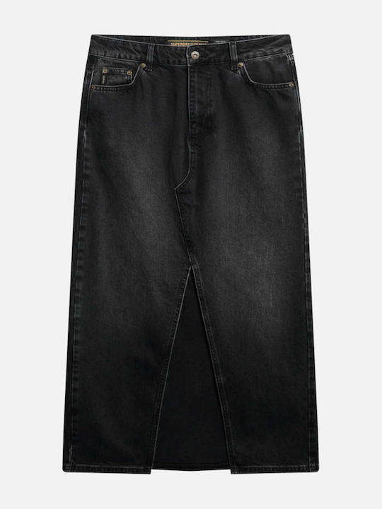 Denim Maxi Rock Denim