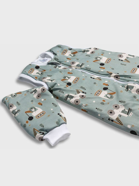 Tender Winter Sleeping Bag with Feet Classic 2.5 Tog Green with Detachable Sleeves