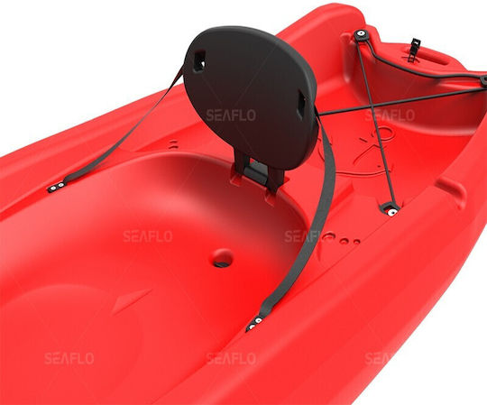 Seaflo Albatros Πλαστικό Kayak Θαλάσσης 1 Ατόμου Κόκκινο