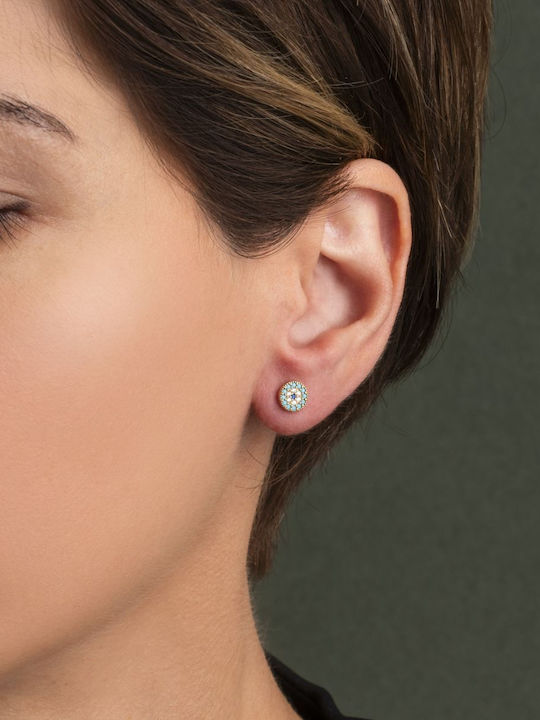George Art Jewels Ohrringe aus Gold 9K Blue