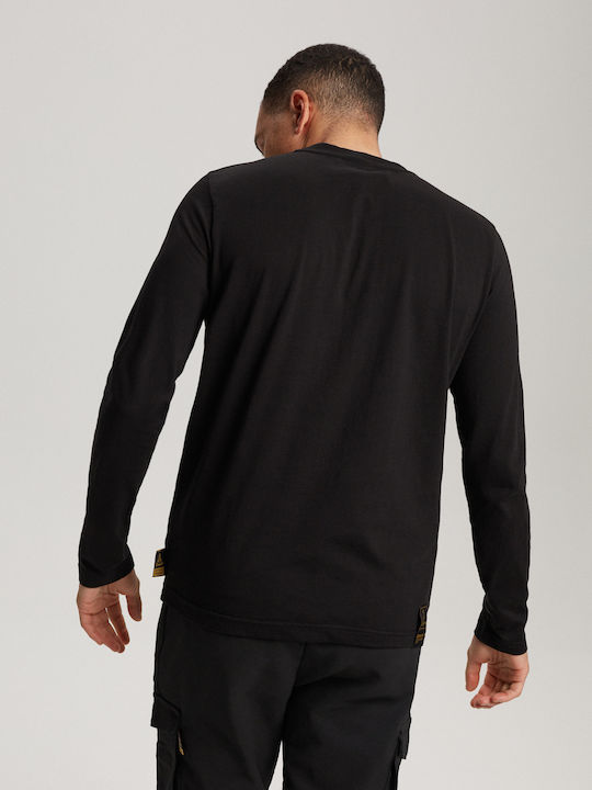 Herrenblusen Kurzarm T-Shirts Schwarz