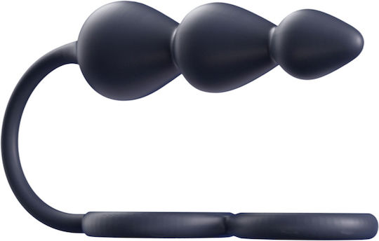 Double Cock Ring Anal Beads Remote Control