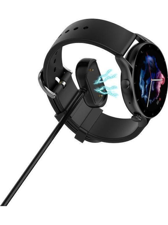 Ladegerät für Amazfit T-Rex 2 Schwarzς