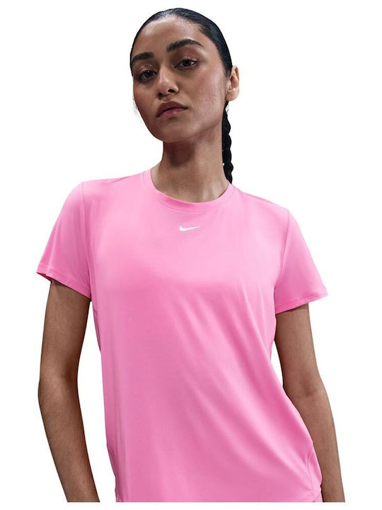 One Classic Damen Bluse Kurzärmelig Rosa