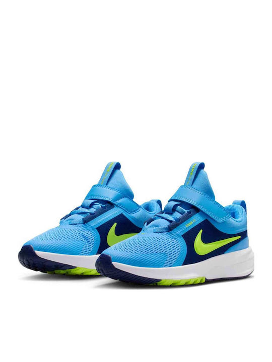 Star Runner Kids Sports Shoes Running with Hook & Loop Closure Blue