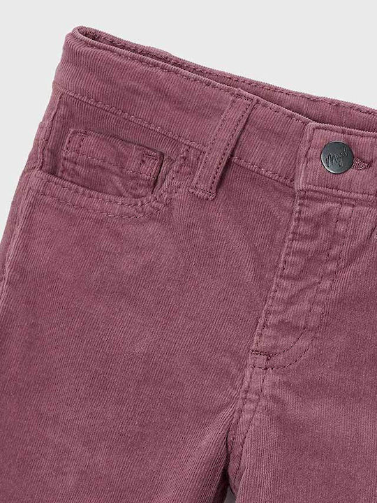 Kids' Corduroy Pants Bordeaux