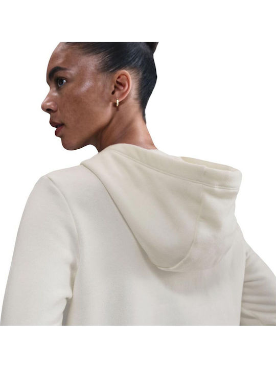 Sportswear Women's Sweatshirt Hooded Beige