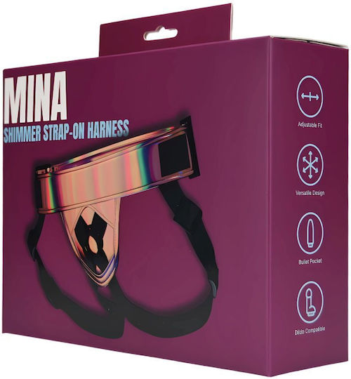 Mina Shimmer Strap-on Harness