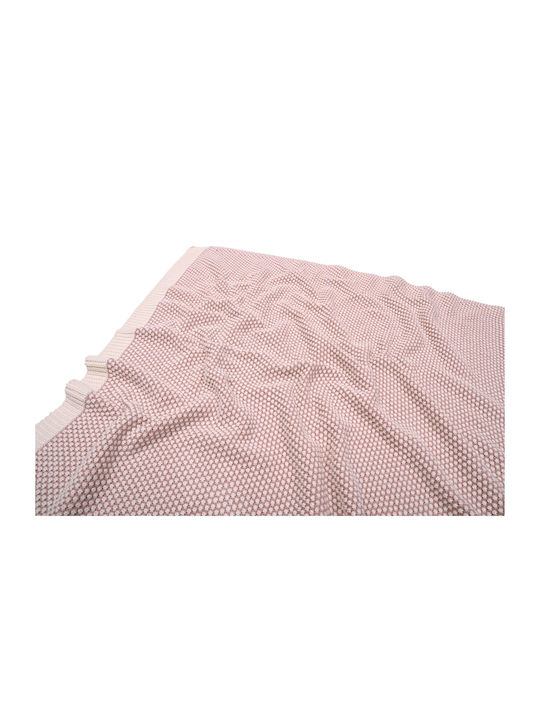 Liolios Home Blanket Nursery Swaddling Blankets Cotton Pink 80x100cm