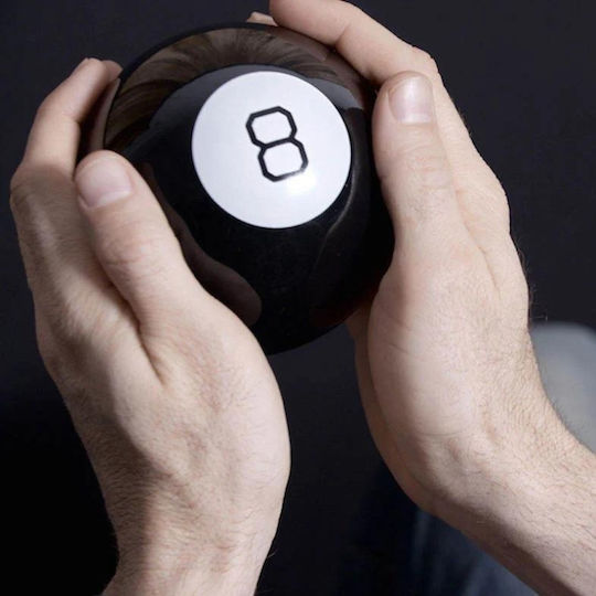 Wahrheitskugel Magic 8 Ball 10cm Schwarze Weiße Shake Um Antwort Zu Erhalten 20 Antworten In Englisch