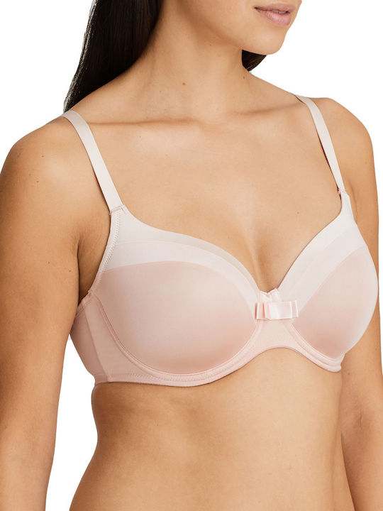 Twist Minimizer Minimizer Bra with Light Padding Beige