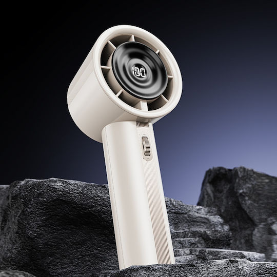 Portable Fan Ct-111 Ct-111 Usb-c 2a 5000mah Compact Lightweight Set Sticker White