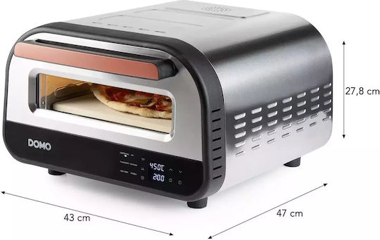 Domo Electric Cuptor de Pizza Tradițional 1.7kW