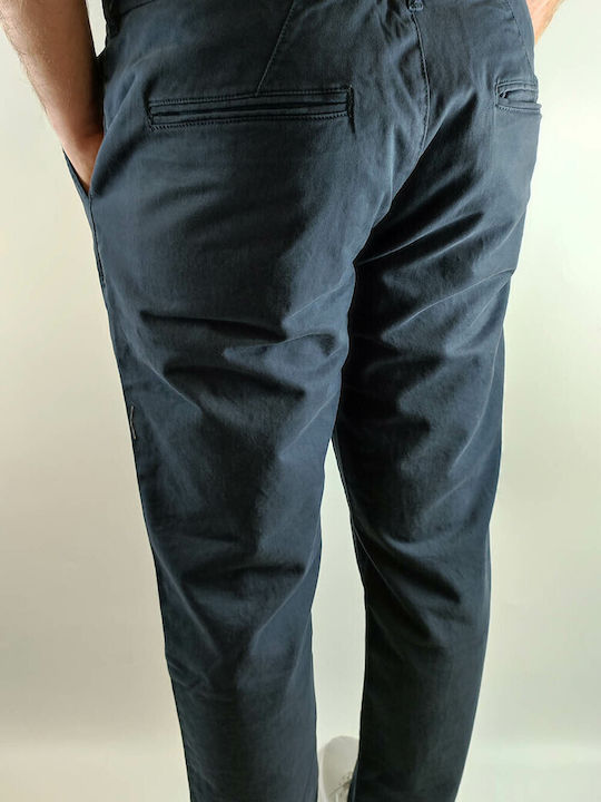Jacob 221 Pantaloni Bărbați Chino Albastru Marin