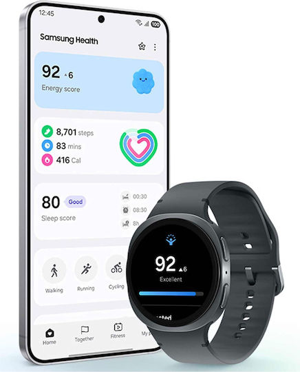 Samsung Galaxy Watch8 Алуминий 40мм с eSIM и Пулсомер (Dark Gray)