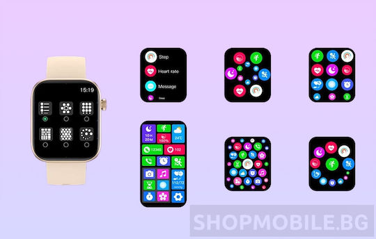 Colmi P71 45mm Smartwatch mit Pulsmesser (Gold)