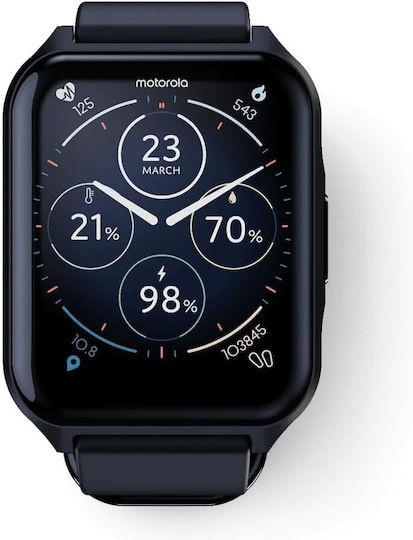 Motorola Moto Watch 70 43mm with Heart Rate Monitor (Phantom Black)