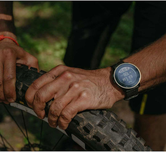 Suunto 9 Peak Pro Titanium 43mm Αδιάβροχο Smartwatch με Παλμογράφο (Forest Green)