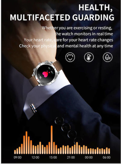 Microwear K95 Smartwatch (Steel Silver)