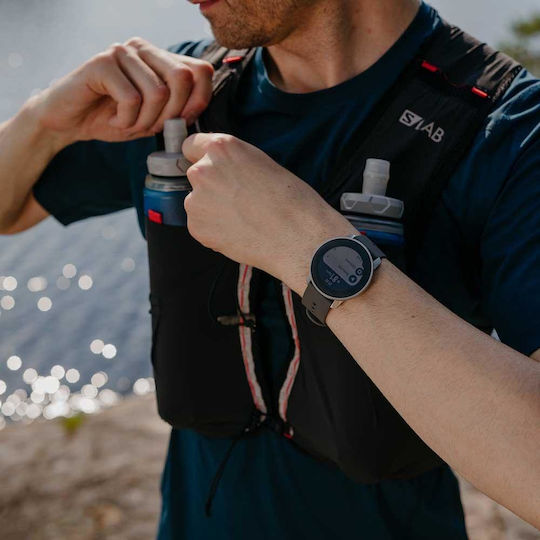 Suunto 9 Peak Pro Titanium 43mm Αδιάβροχο Smartwatch με Παλμογράφο (Titanium Slate)