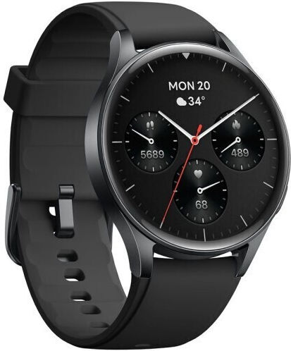 Egoboo GemCraft Aluminium Smartwatch με Παλμογράφο (Μαύρο)