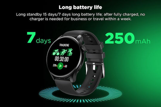 Keshuyu GT5 Stainless Steel 46mm Smartwatch with Heart Rate