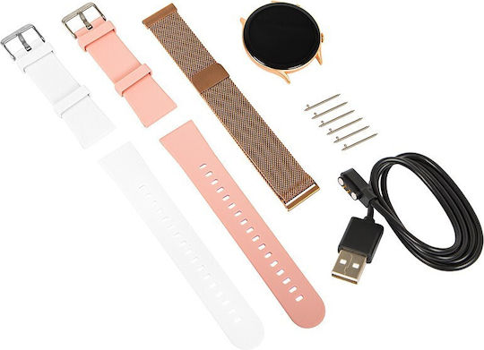 Blow X19 47mm Smartwatch with Heart Rate Monitor (Pink)