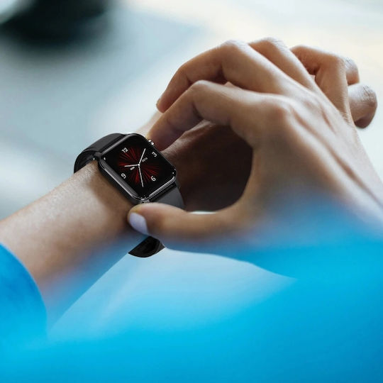 Kospet M2 Aluminium Smartwatch με Παλμογράφο (Μαύρο)