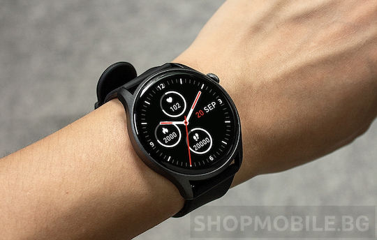 Colmi Sky 8 49mm Smartwatch με Παλμογράφο (Μαύρο)