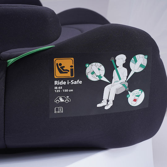 Bebe Confort Ride i-Safe Καθισματάκι Αυτοκινήτου Booster Tinted Graphite