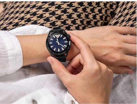 Tracer SM6 Opal Smartwatch με Παλμογράφο (Μαύρο)