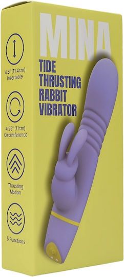 Loving Joy Mina Vibrator Kaninchen 23cm Lila