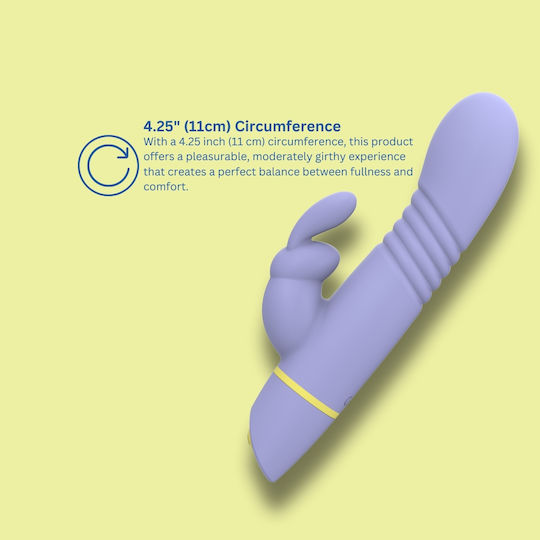 Loving Joy Mina Vibrator Kaninchen 23cm Lila